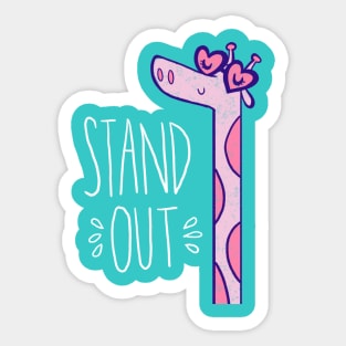 Stand out Sticker